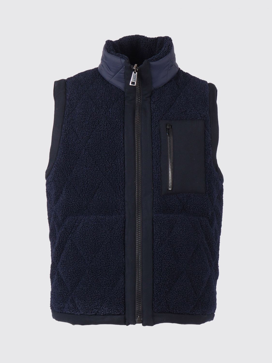 Suit Vest Men color Blue