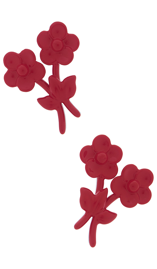 Shushu/tong pendiente en color rojo a