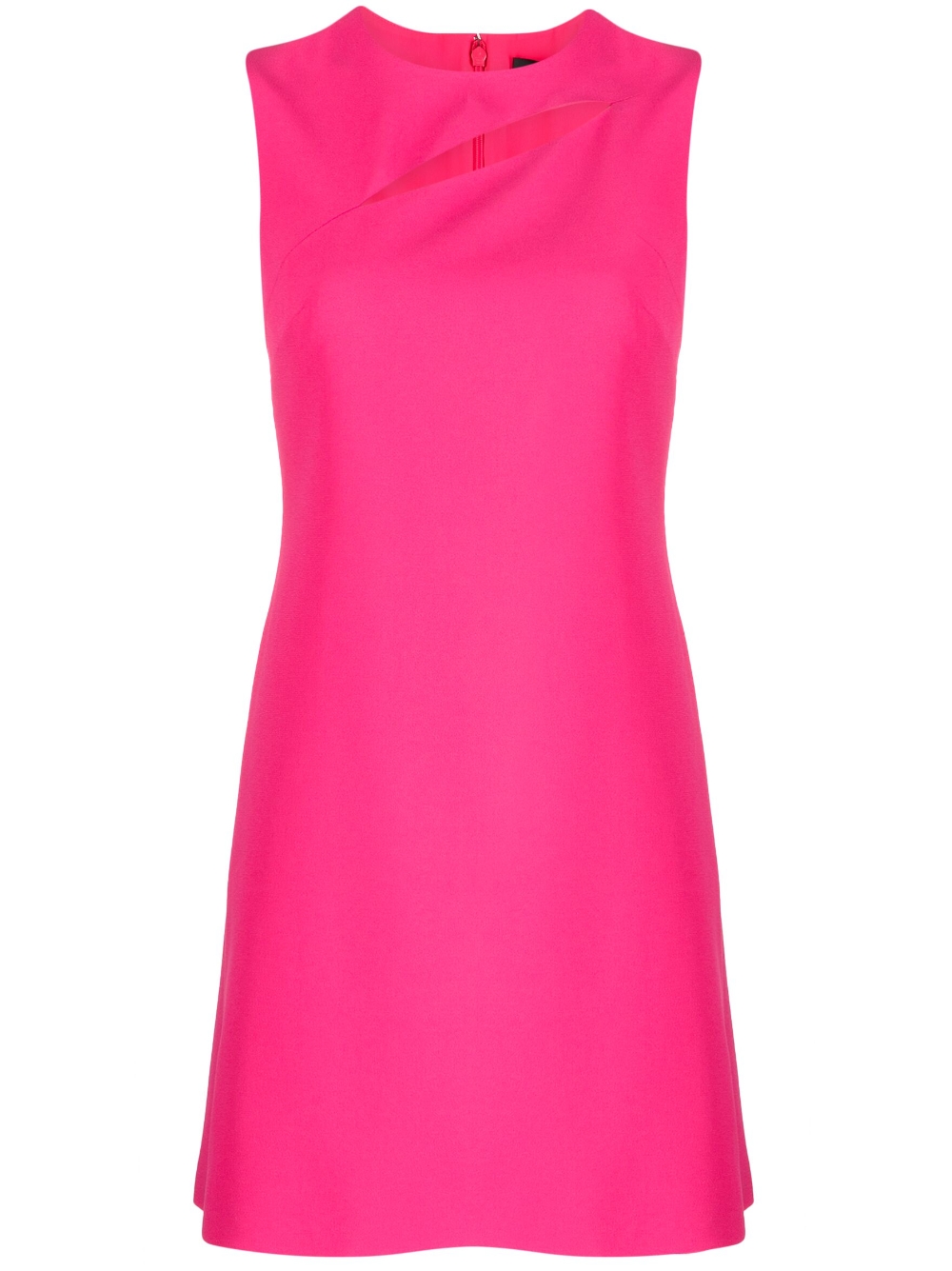 Slashed sleeveless minidress - Pink