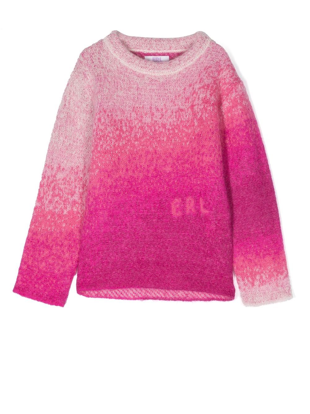 Ombré-effect jumper - Pink