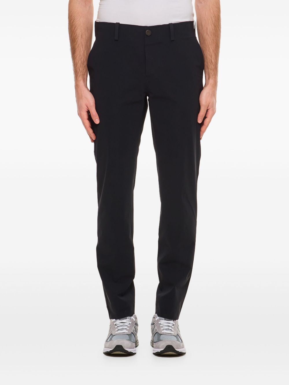 Logo-patch trousers - Black