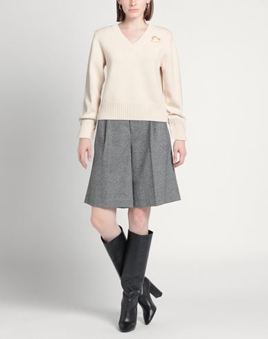 Woman Sweater Beige Size 2 Merino Wool