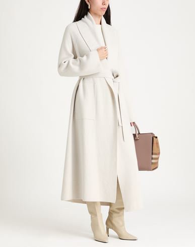 Woman Coat Beige Size 14 Cashmere