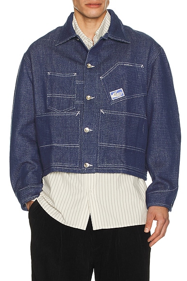 Men's Station Jacket Denim Selvedge Handloom
