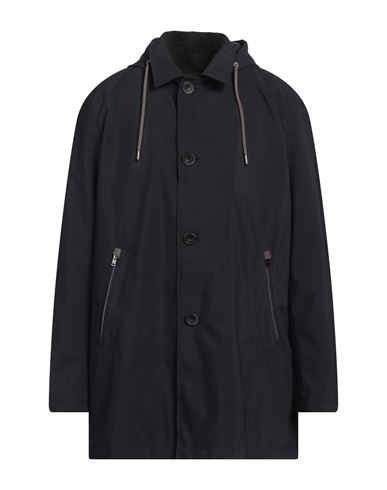 Man Overcoat & Trench Coat Midnight blue