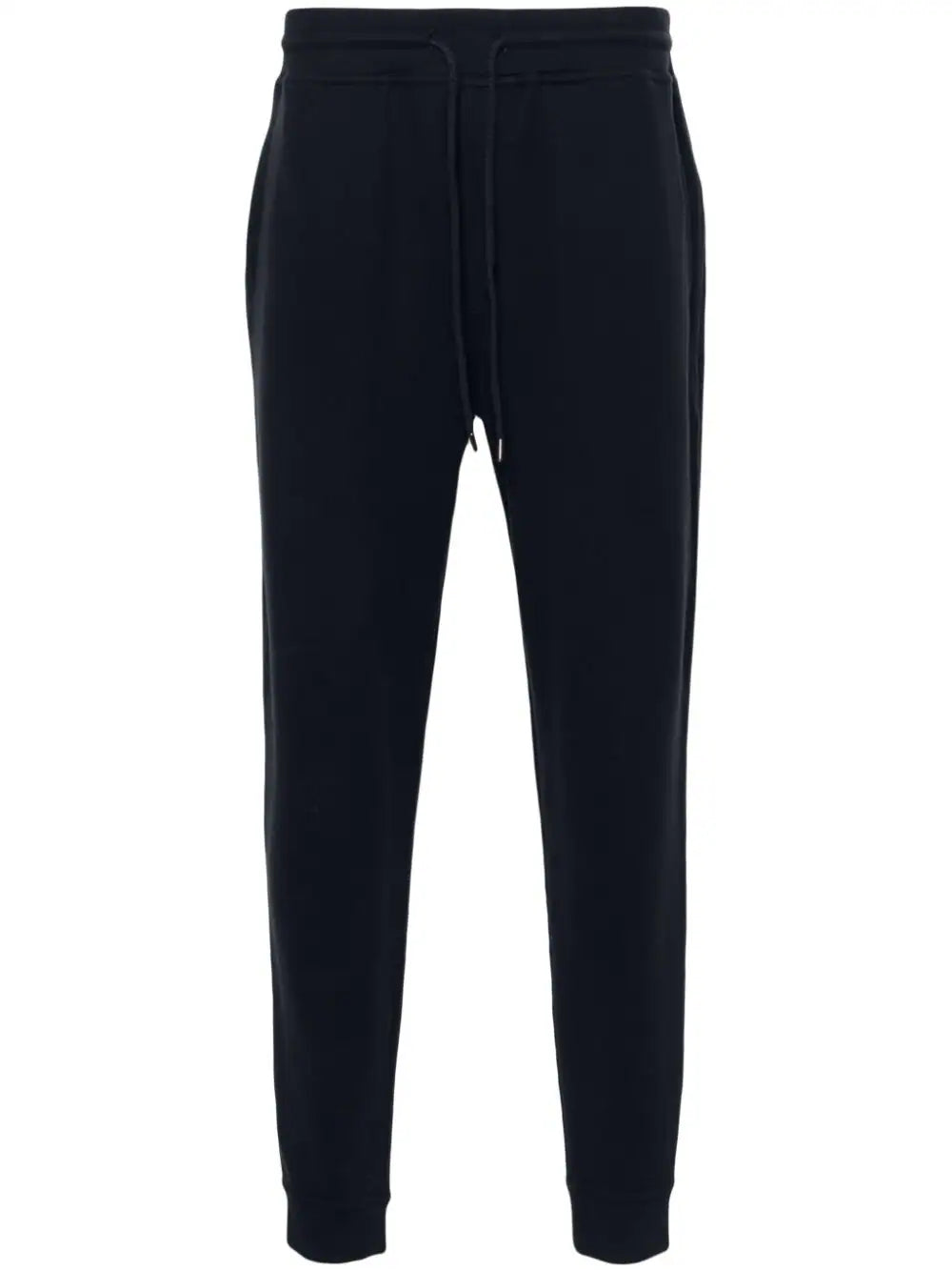 Logo-Print Cotton Blend Joggers — Navy