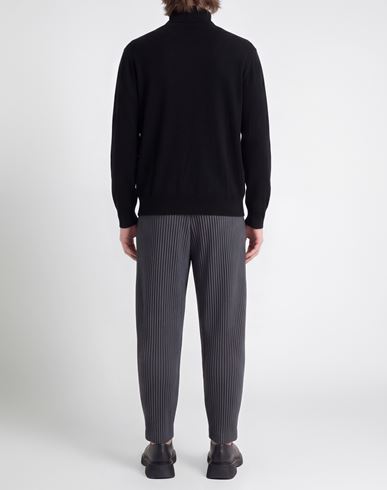 Homme Plissé By Issey Miyake Man Turtleneck Black Size 1 Wool
