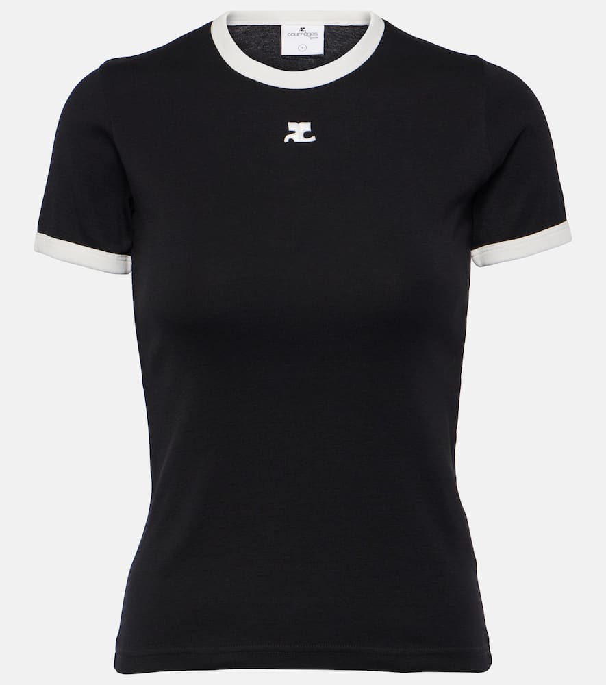 Courrèges Logo cotton jersey T-shirt
