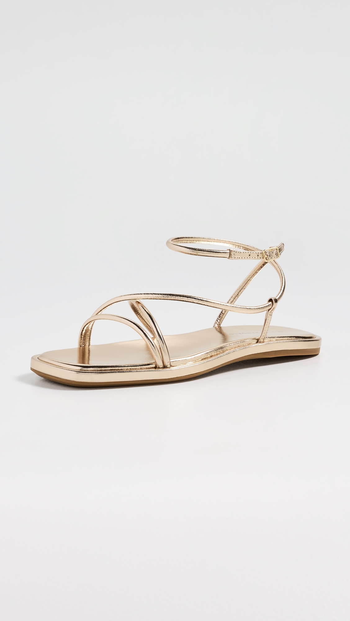Noor Strappy Sandals Champagne