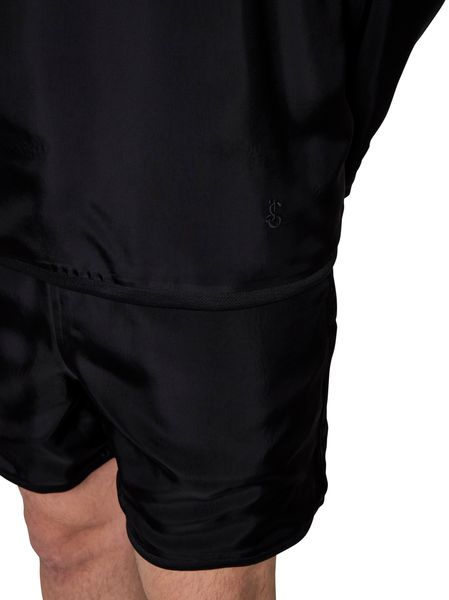 Jil Sander Logo Embroidered Reversible Drawstring Hoodie