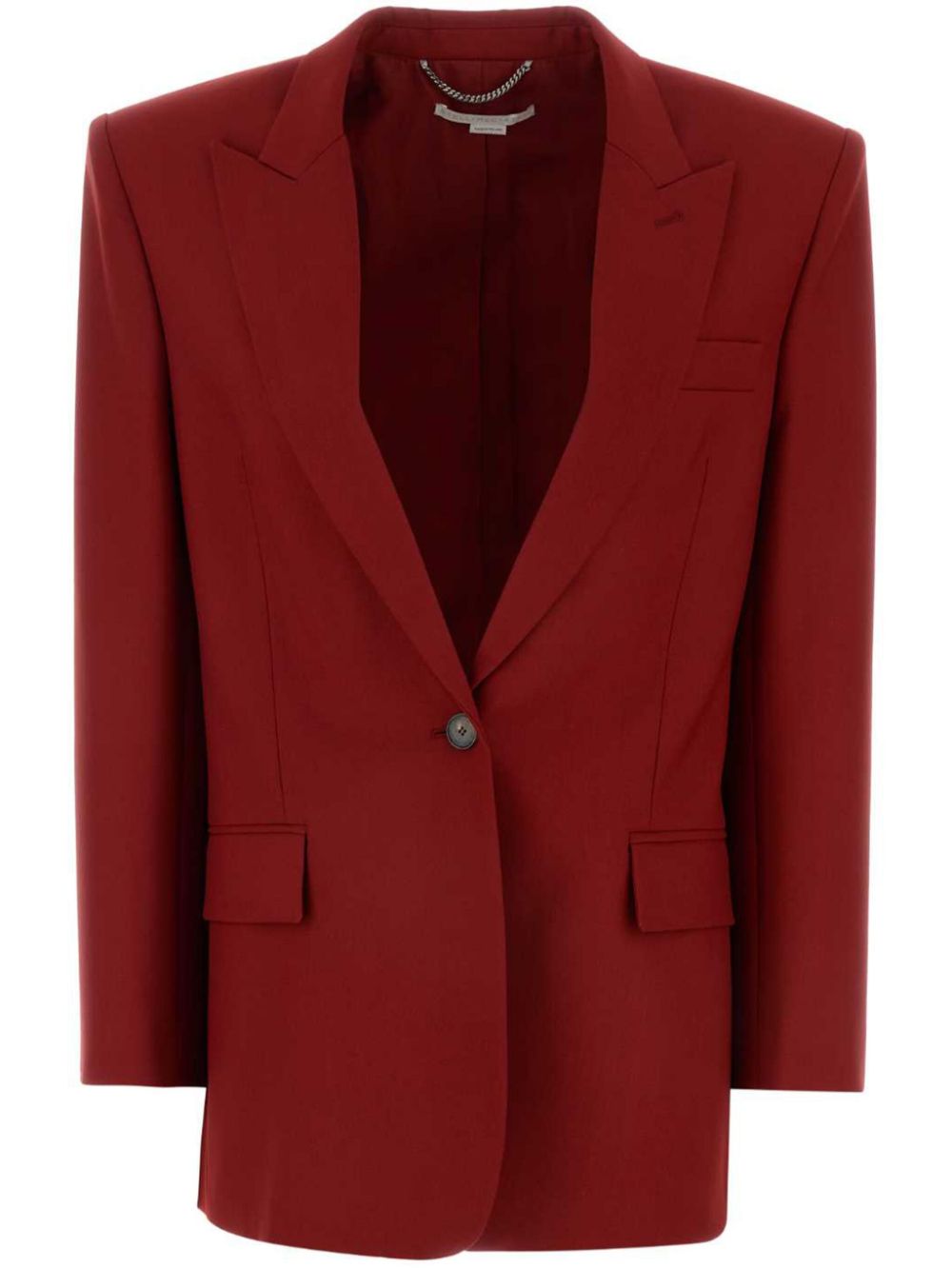 Wool oversize blazer - Red