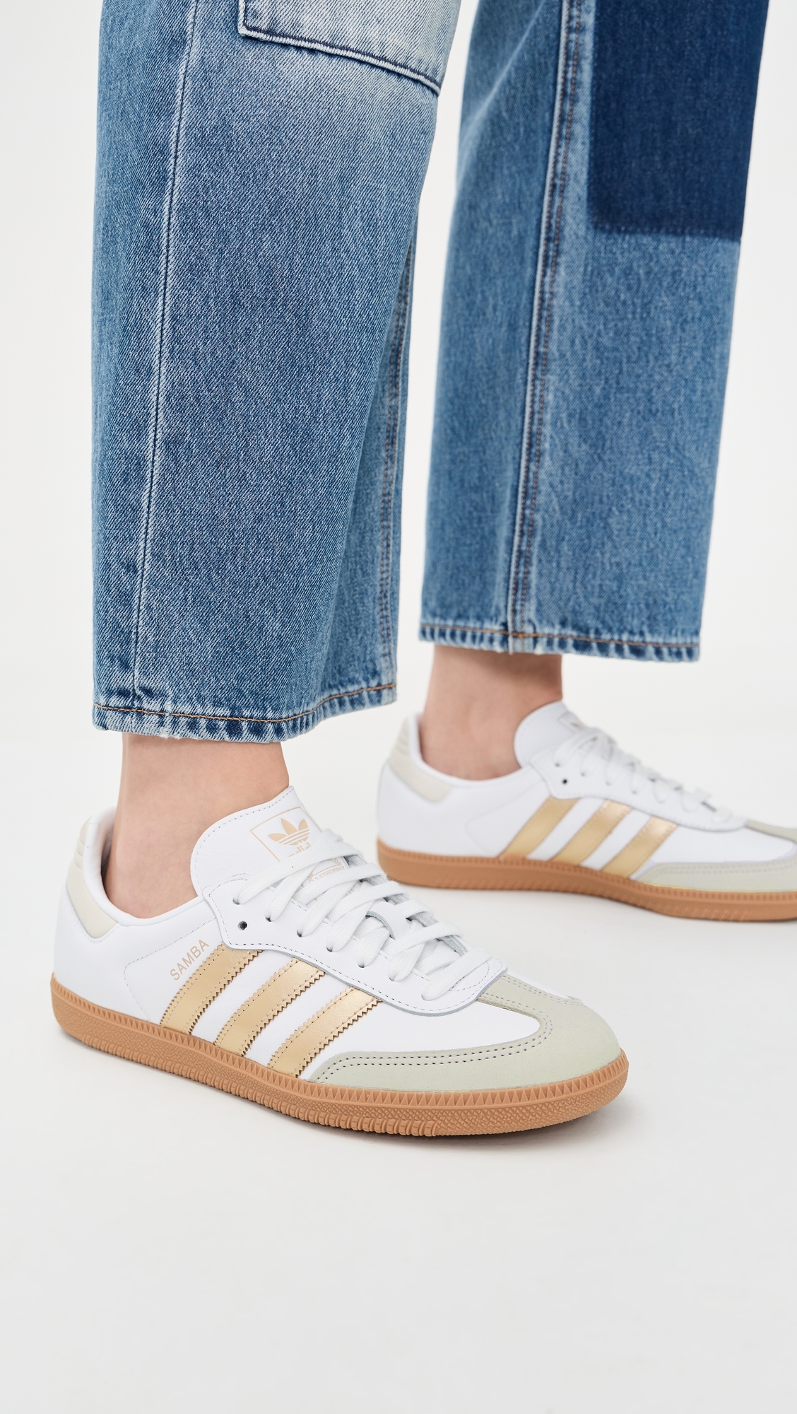 Samba OG Sneakers White/Wonder Gold Met/Grey One