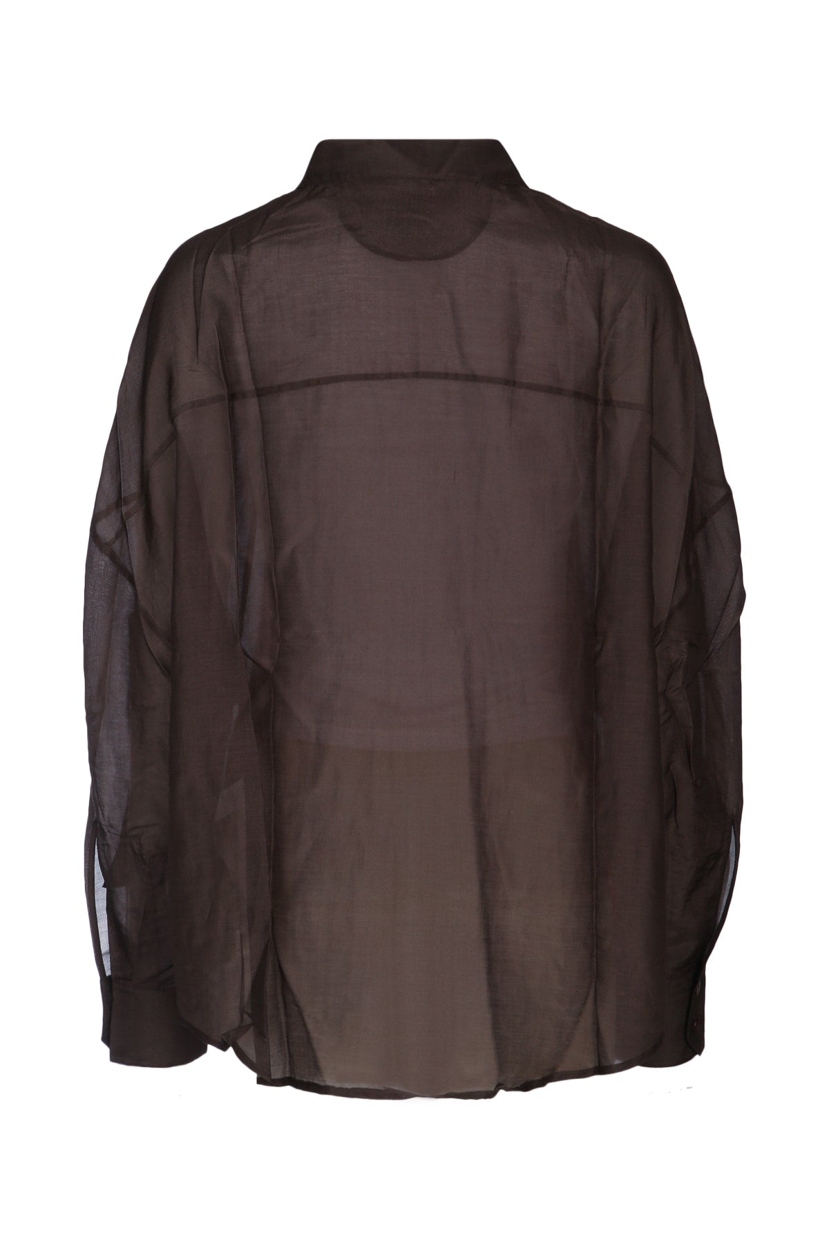 Donde Esteban Salpicon Long Sleeve Silk Shirt