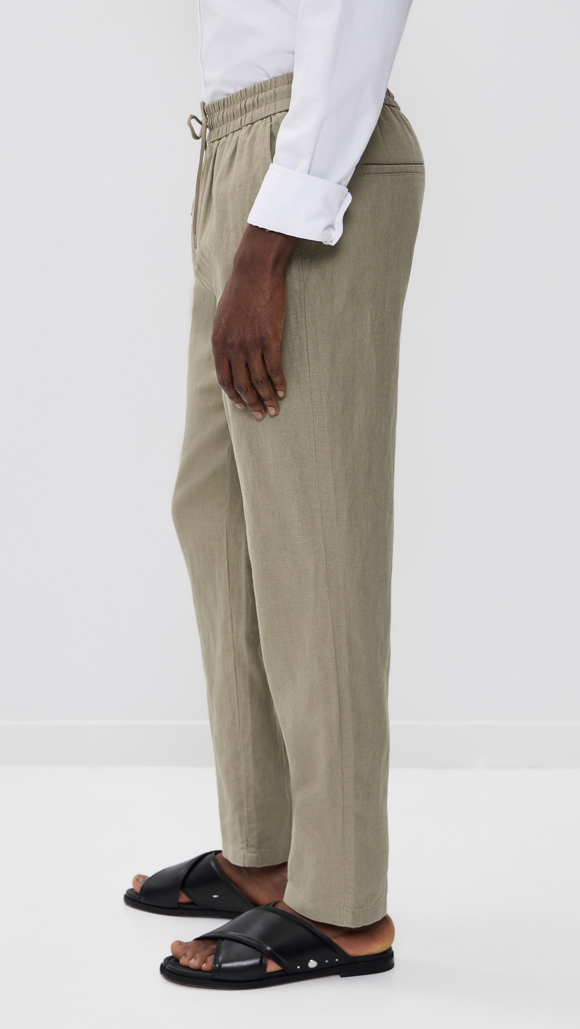 Patrick Linen Pants Laurel Oak Sand