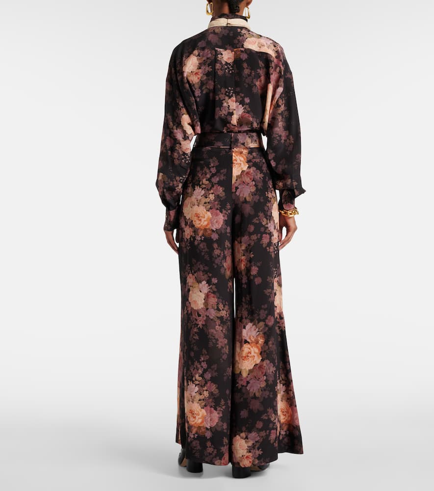 Zimmermann Floral linen midi dress