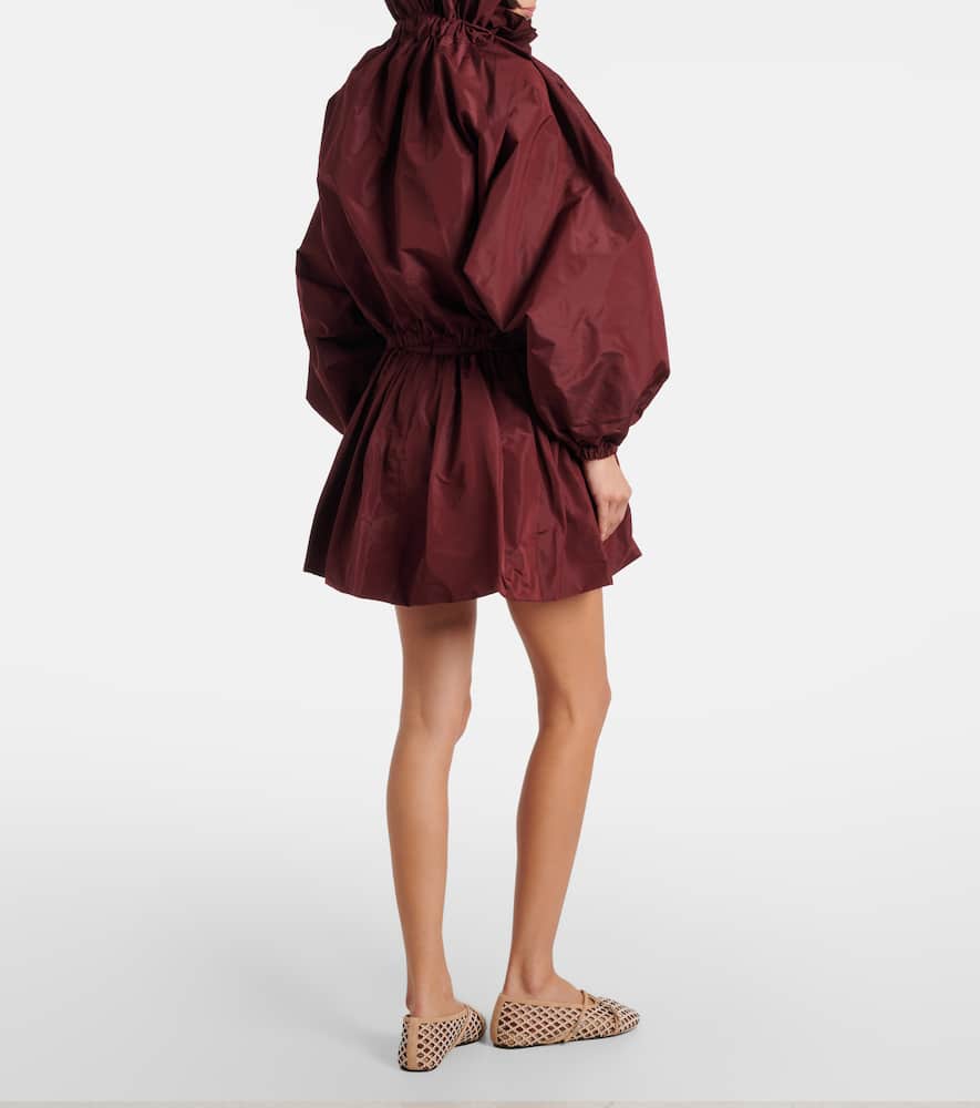 Faille balloon miniskirt