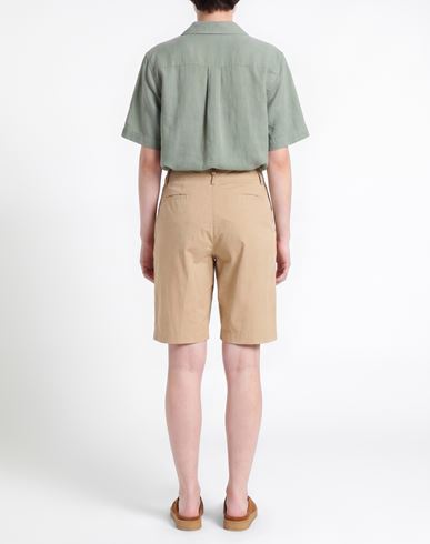 Woman Shorts & Bermuda Shorts Beige Size 12 Cotton, Elastane