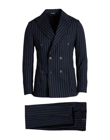 Man Suit Navy Size 36 Polyester, Viscose, Wool, Elastane