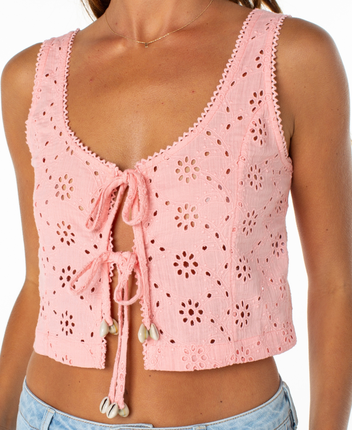 Women's Kayla Scoop Neck Tank Top - Murex Shell