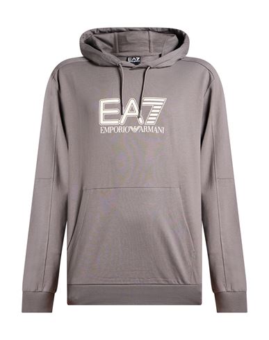 Man Sweatshirt Grey Size XL Cotton