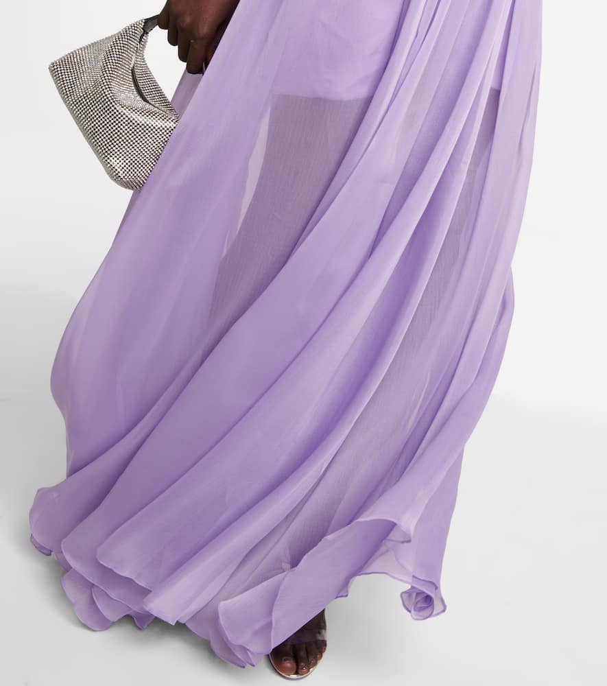 Rasario Cutout chiffon gown