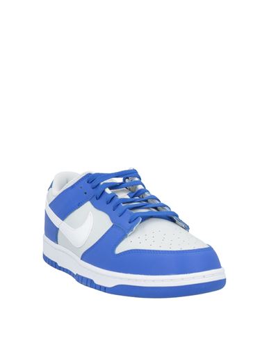 Man Sneakers Blue Size 6 Leather, Synthetisches Material