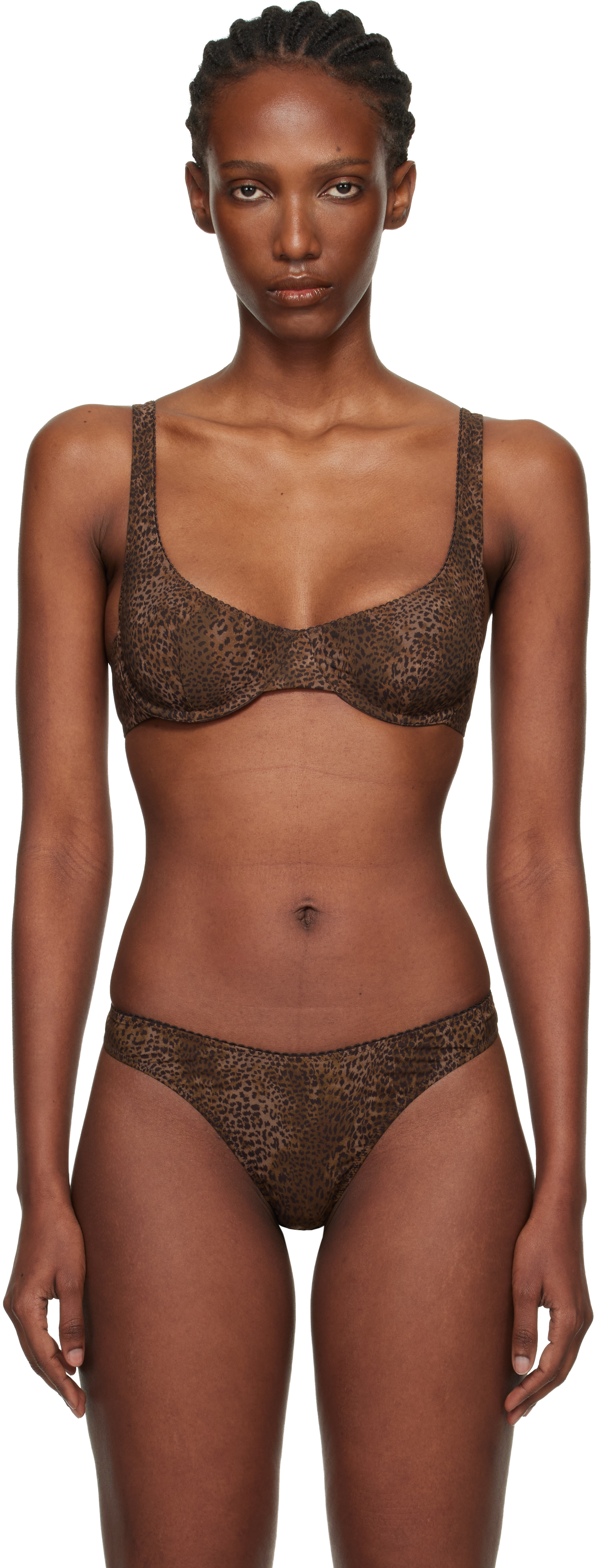 Brown Leopard Shania Thong