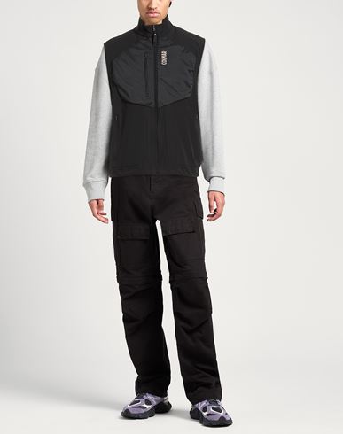 Attitude Man Vest Black Size 36 Polyamide, Elastane