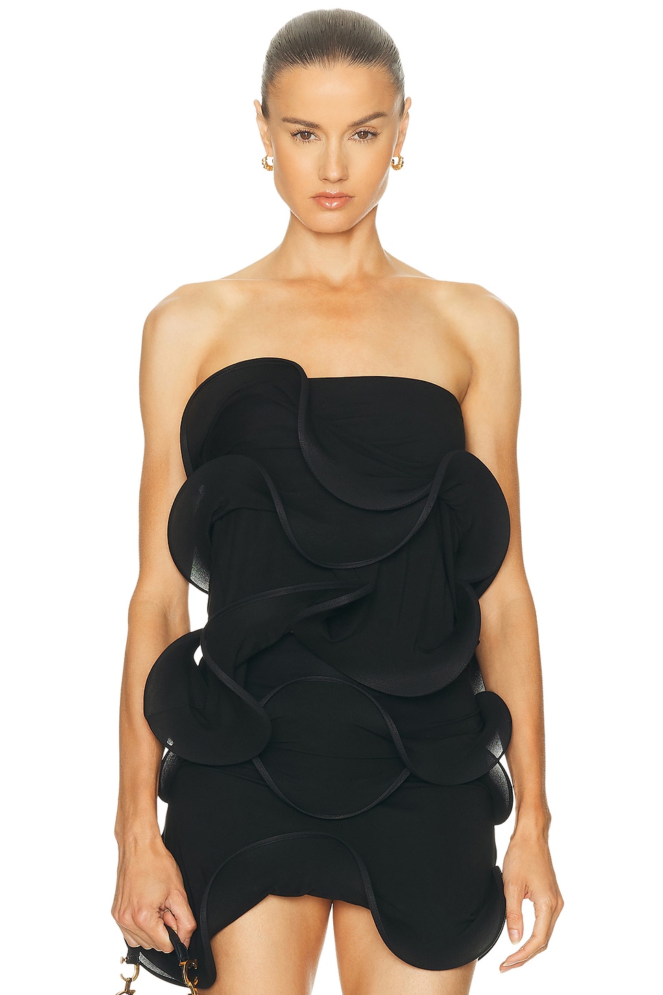 Sid Neigum Wave Tube Top in Black - Black. S also in