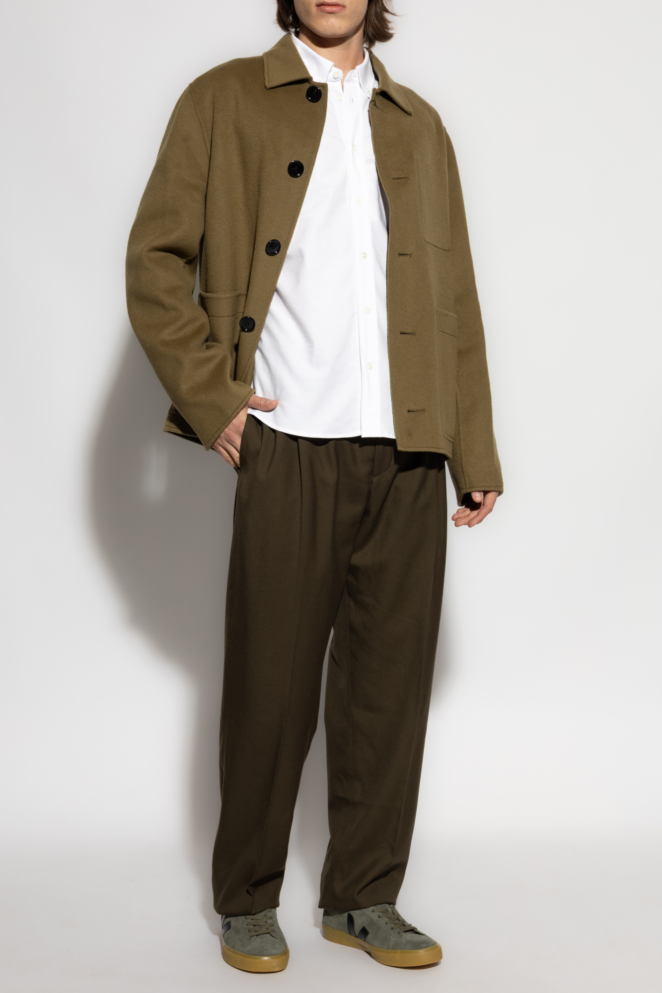 Wool Jacket, Men's, Green