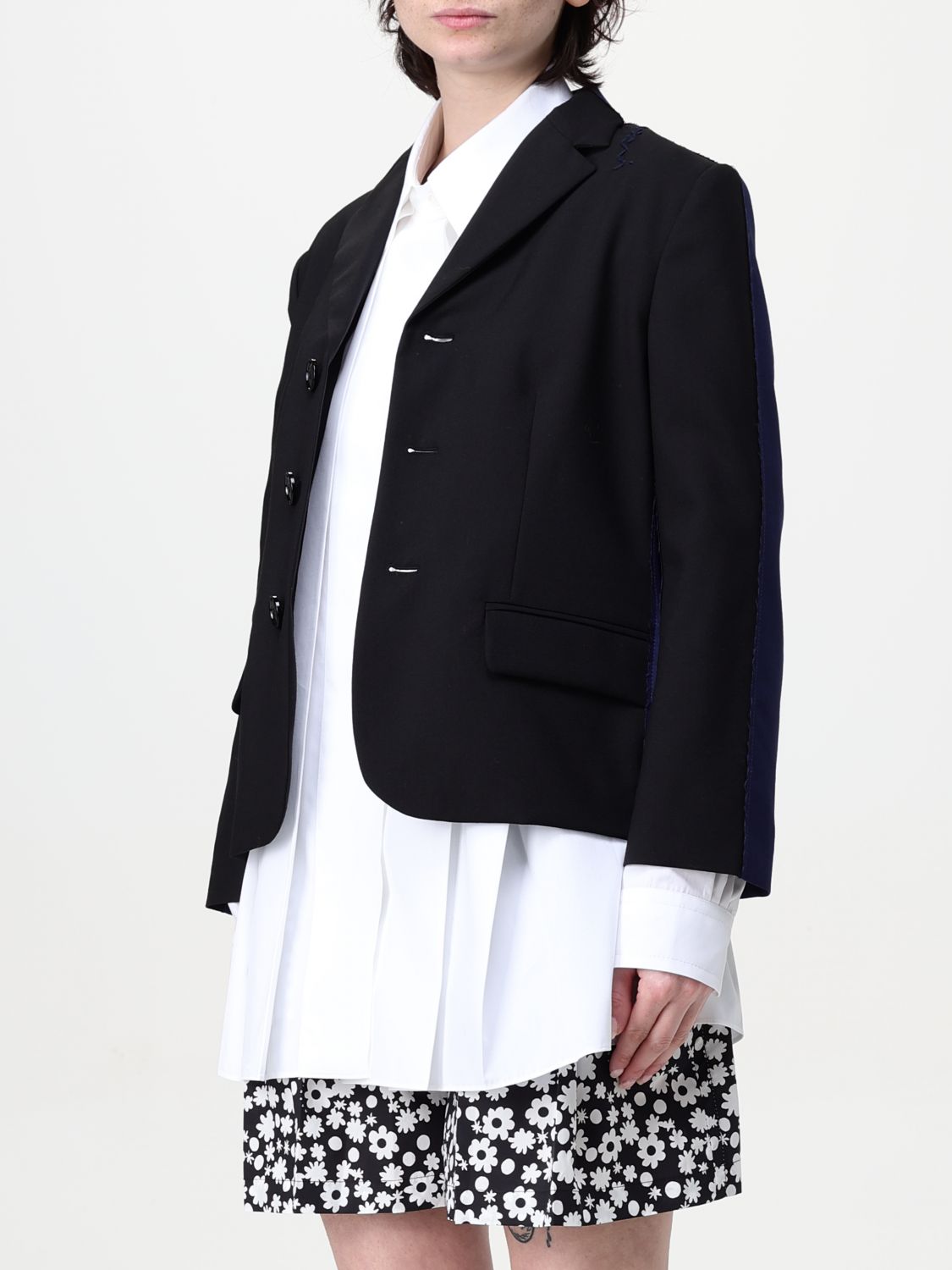 Patchwork blazer - Black