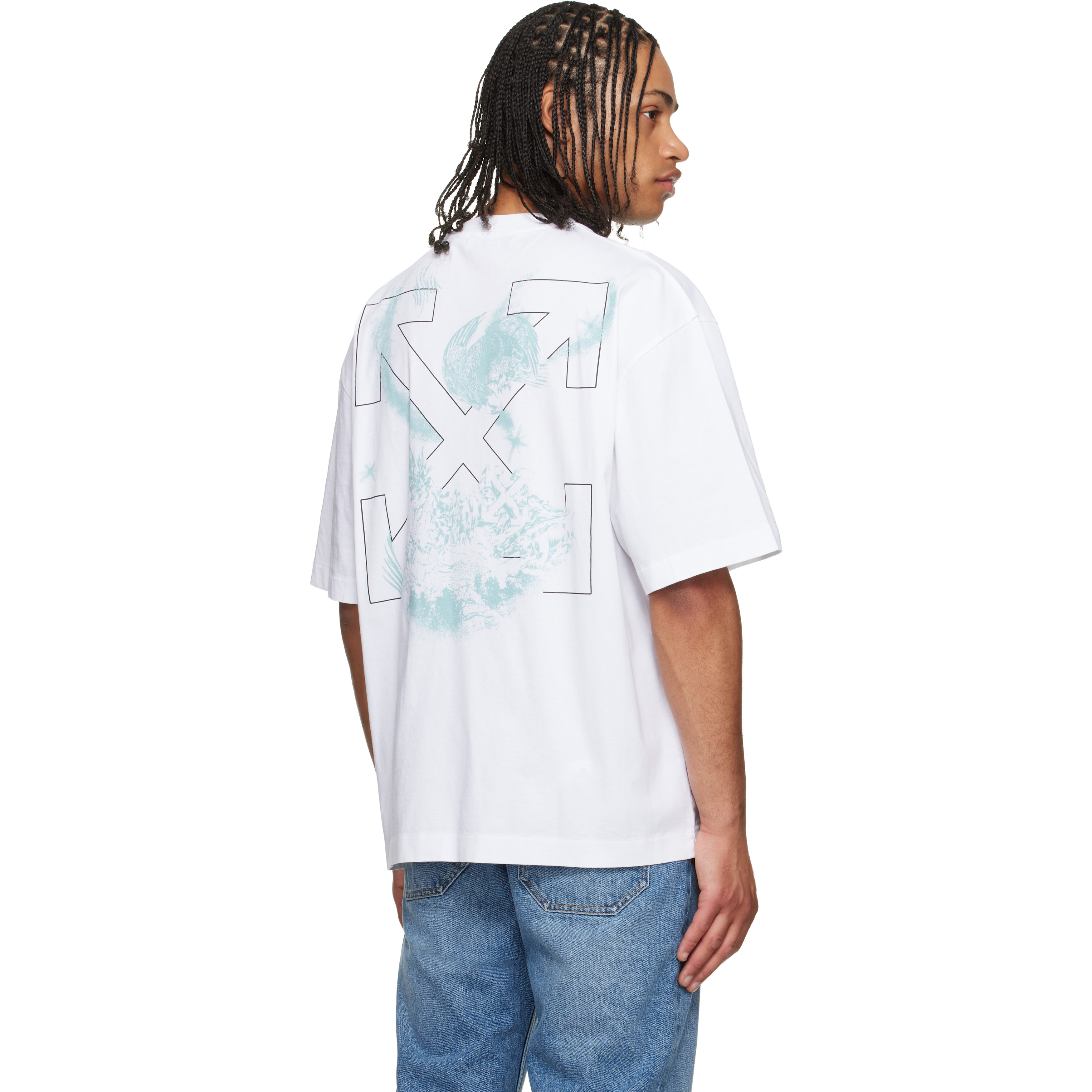 White Moon Arrow S/S Skate T-shirt