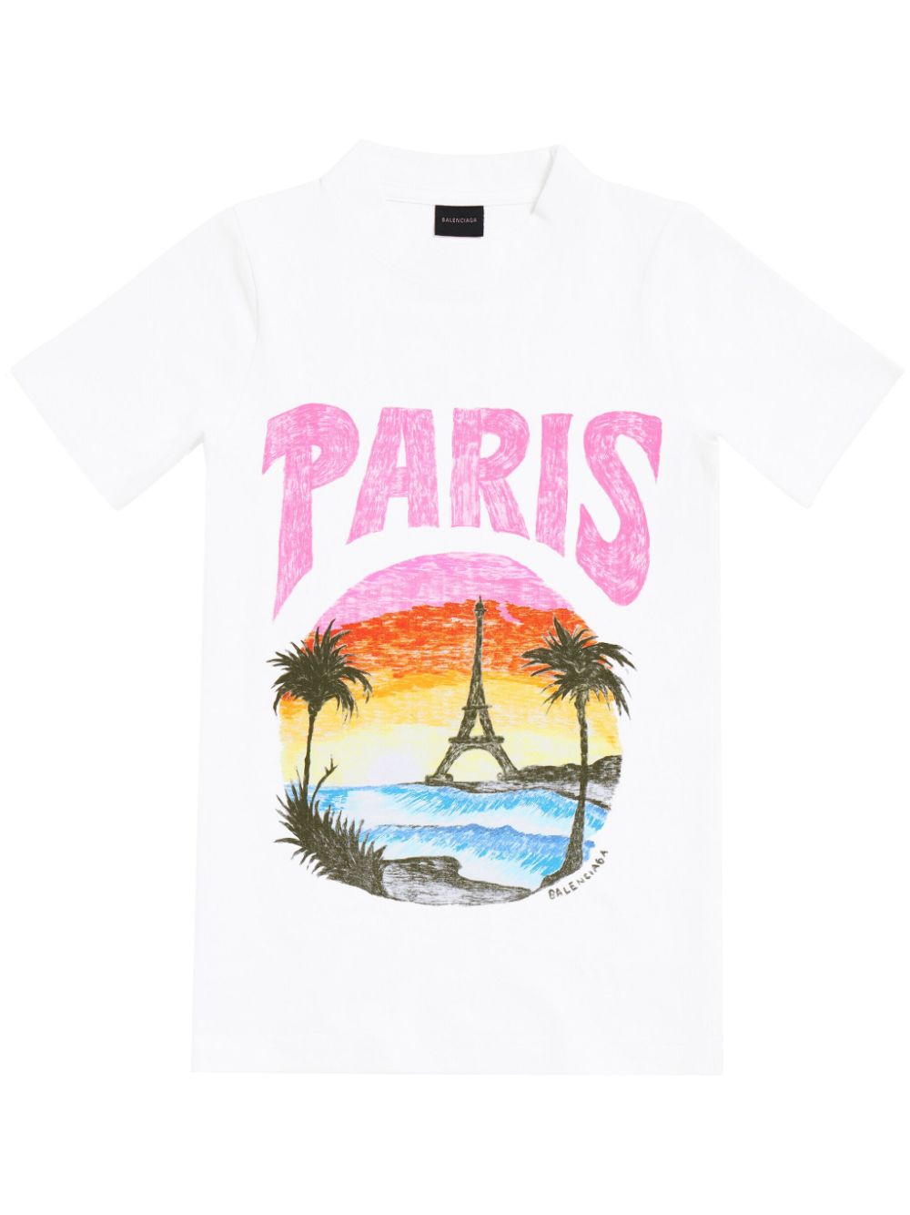Graphic-print cotton T-shirt - White