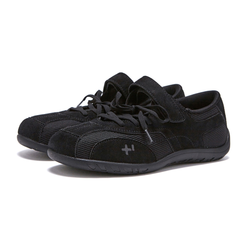 Romari Suede Lace-Up Sneakers Black OZSQFA343B