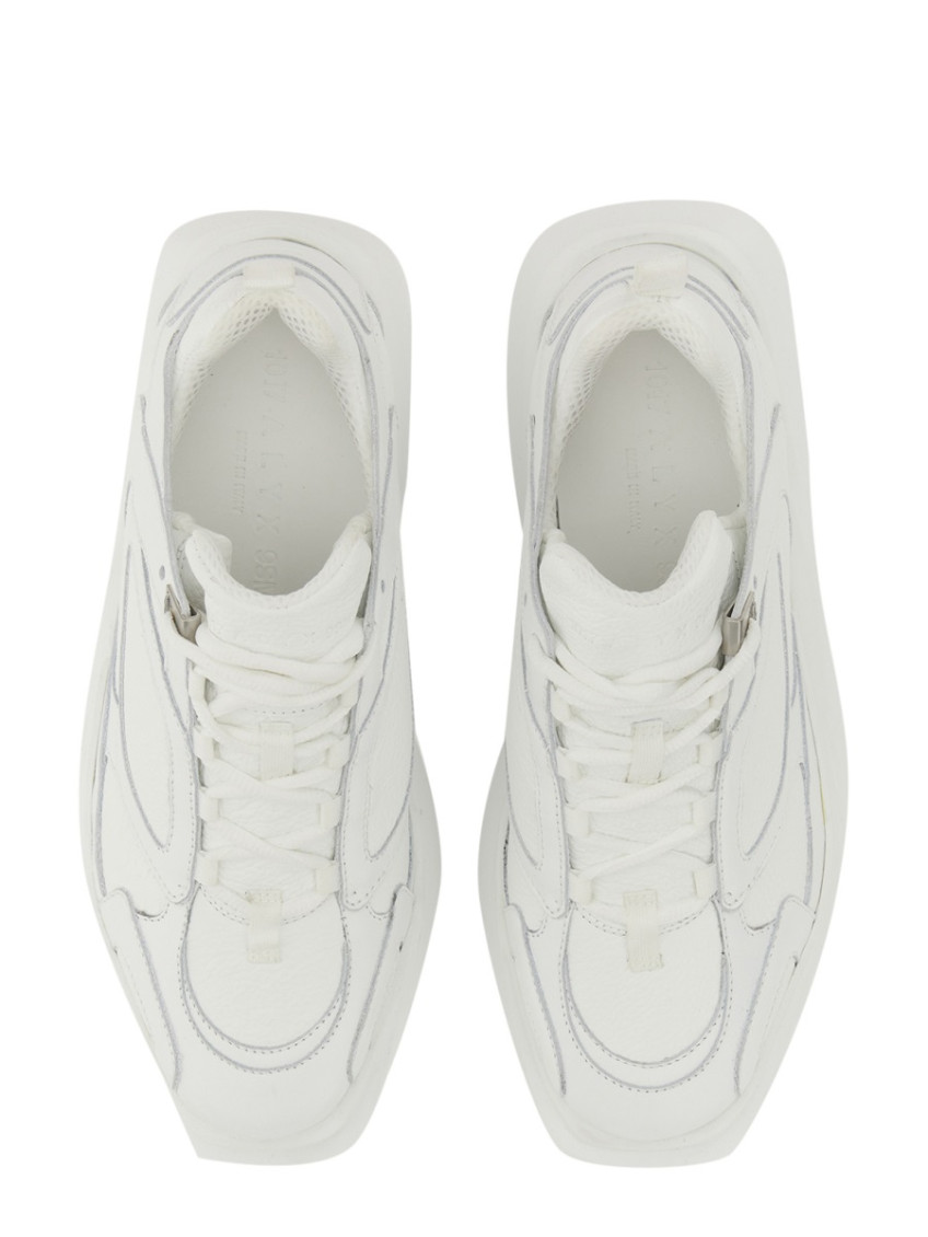 White Lace Up Sneakers