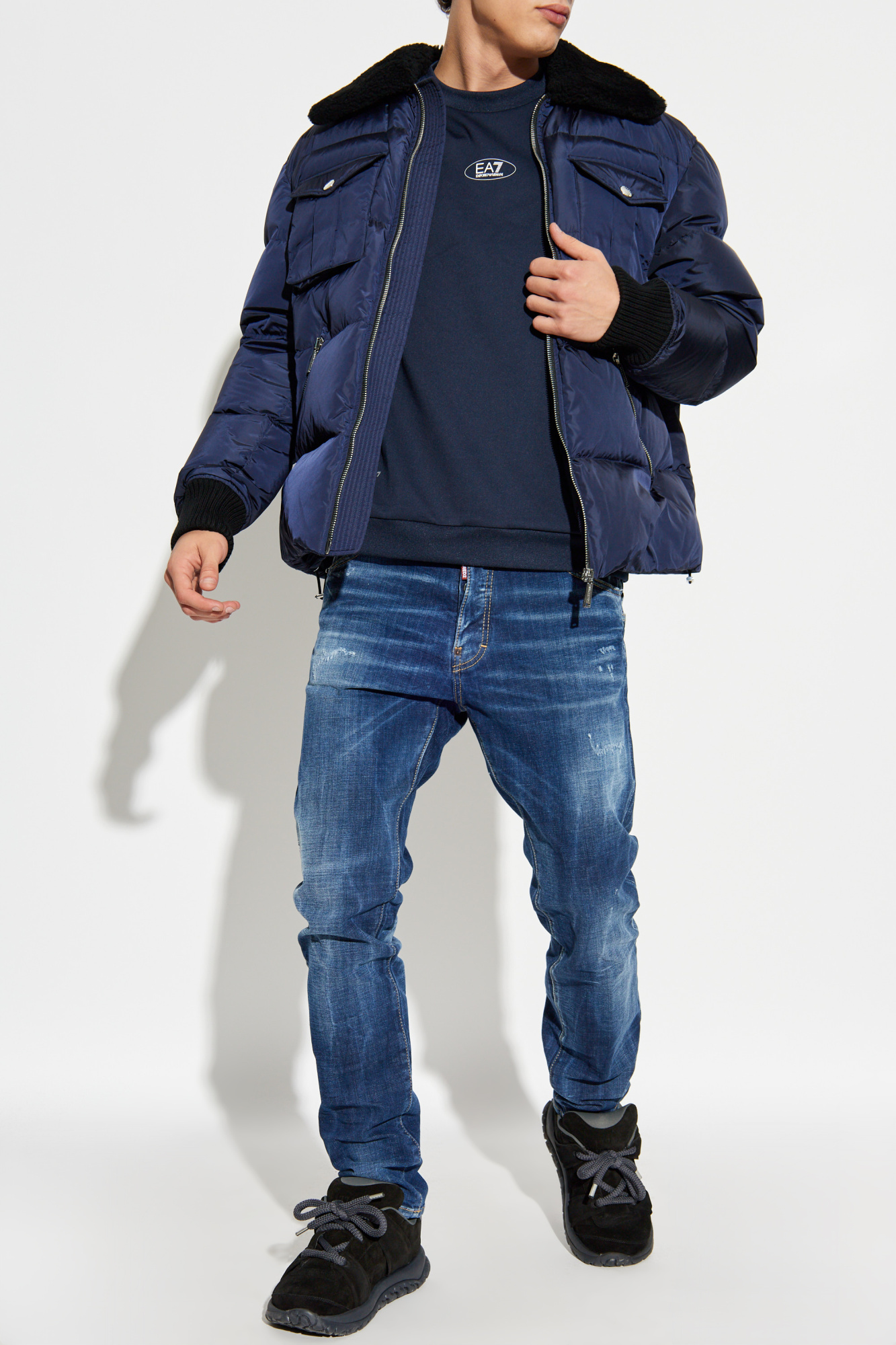 `Cool Guy` Jeans, Men's, Navy Blue