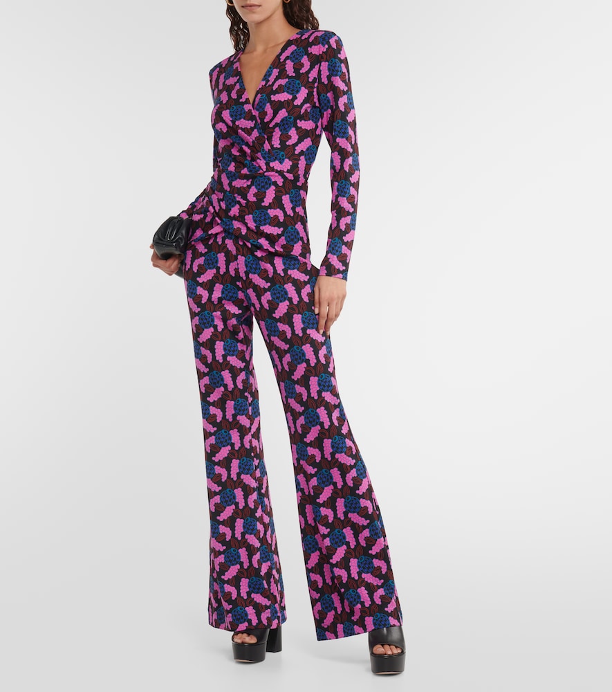 Ursula printed jersey jumpsuit