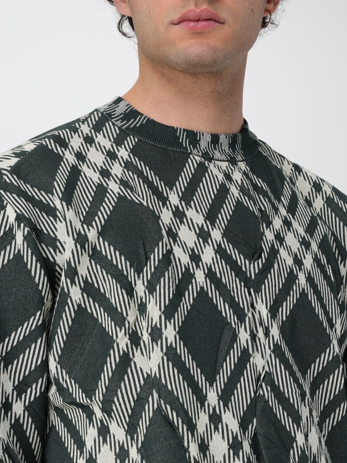 Sweater Men color Green