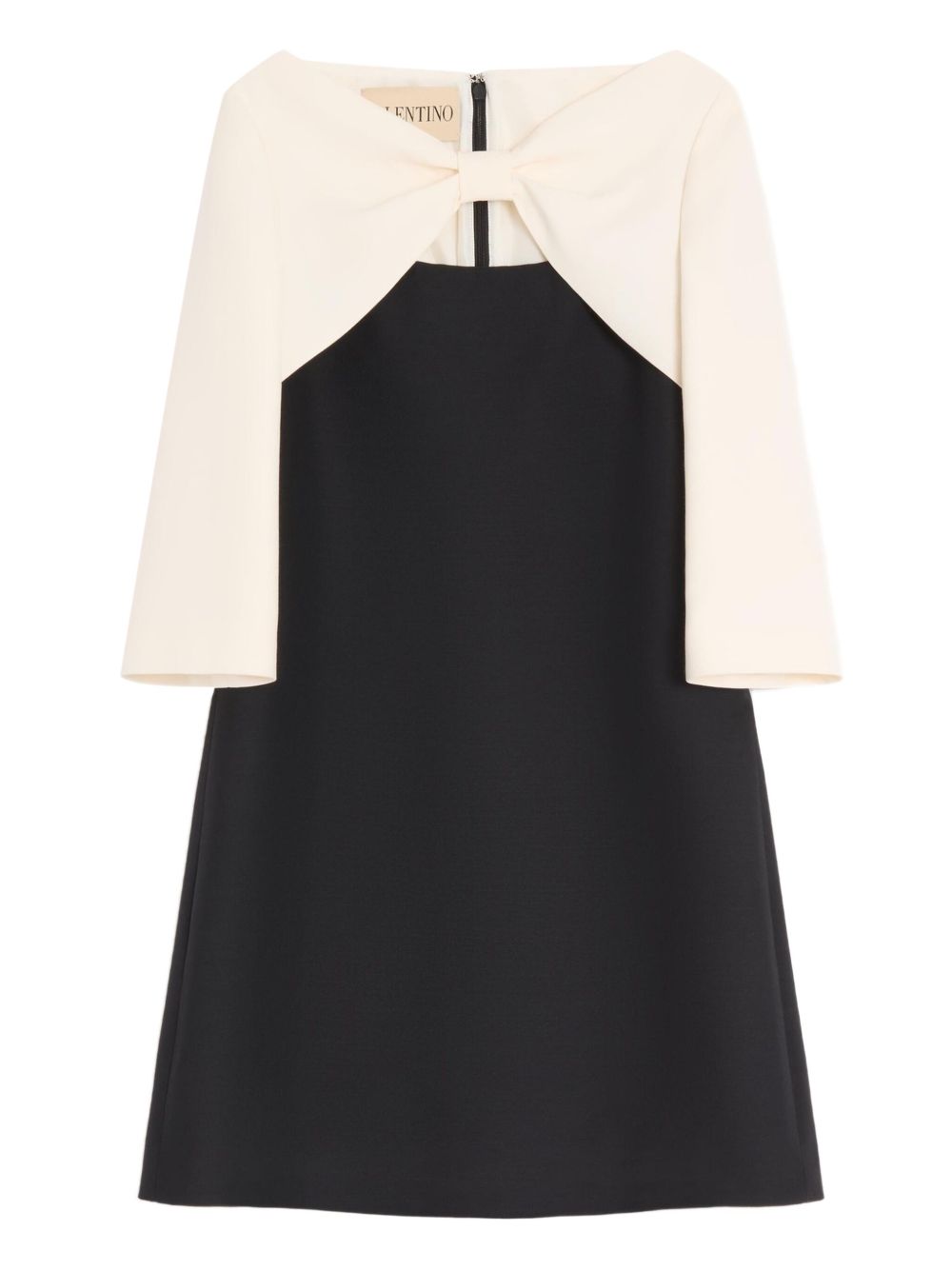 Wool and silk mini dress