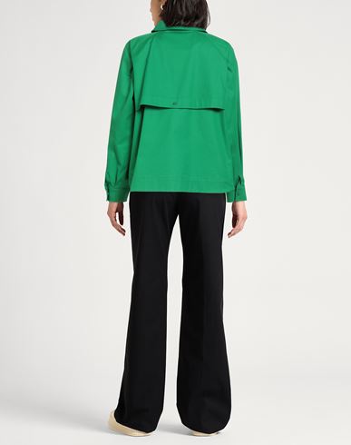 Woman Jacket Green Size 6 Cotton