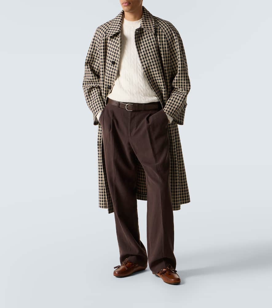 Duke Street cable-knit cashmere sweater