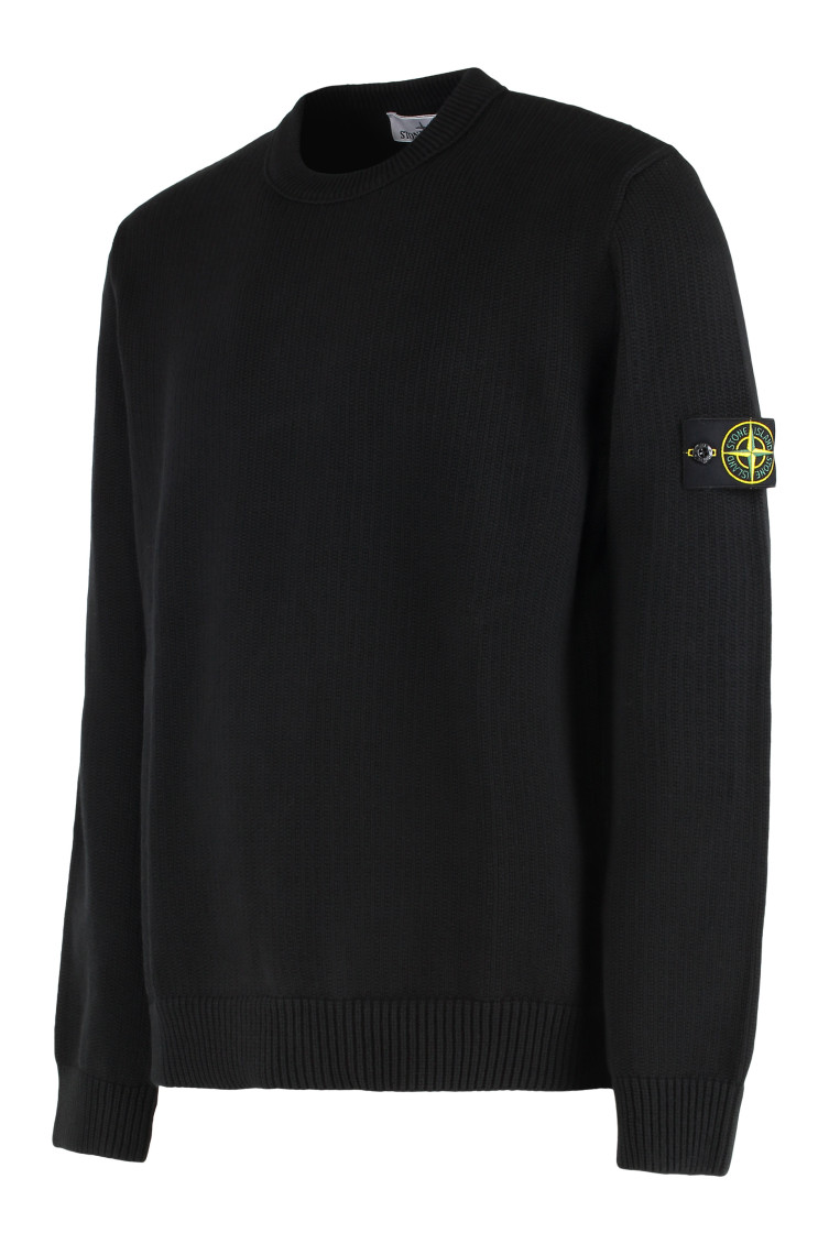 Crew Neck Sweater In Cotton