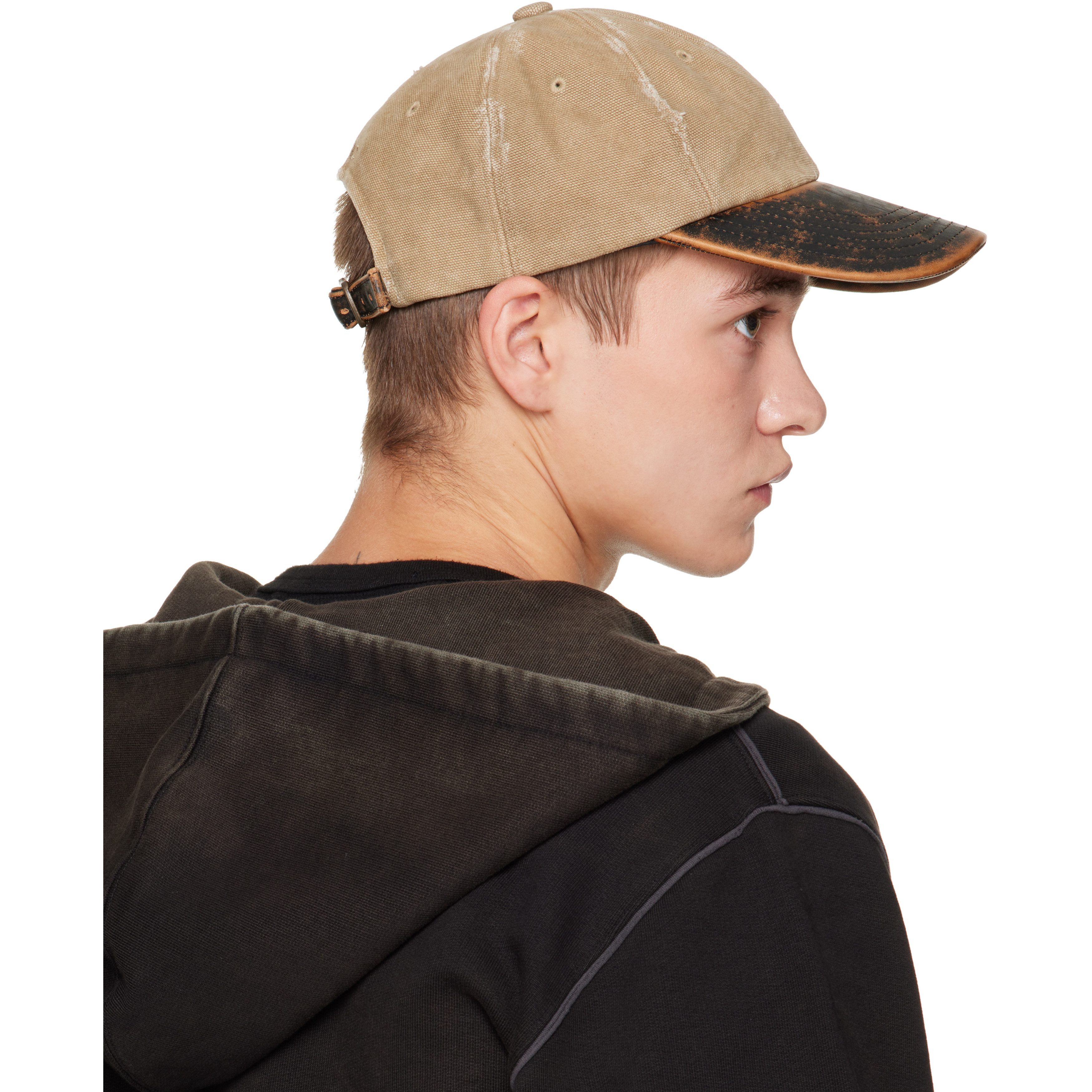 Beige Patina Brim Cap