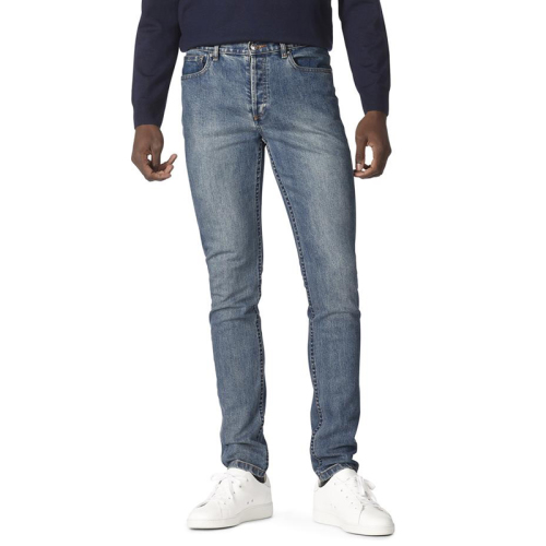 Petit New Standard Slim Fit Jeans in Stonewash
