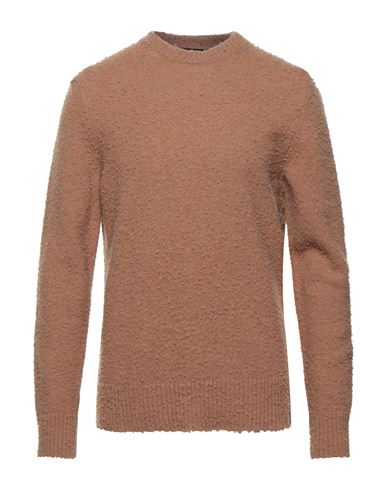 Man Sweater Camel Size M Wool, Polyamide
