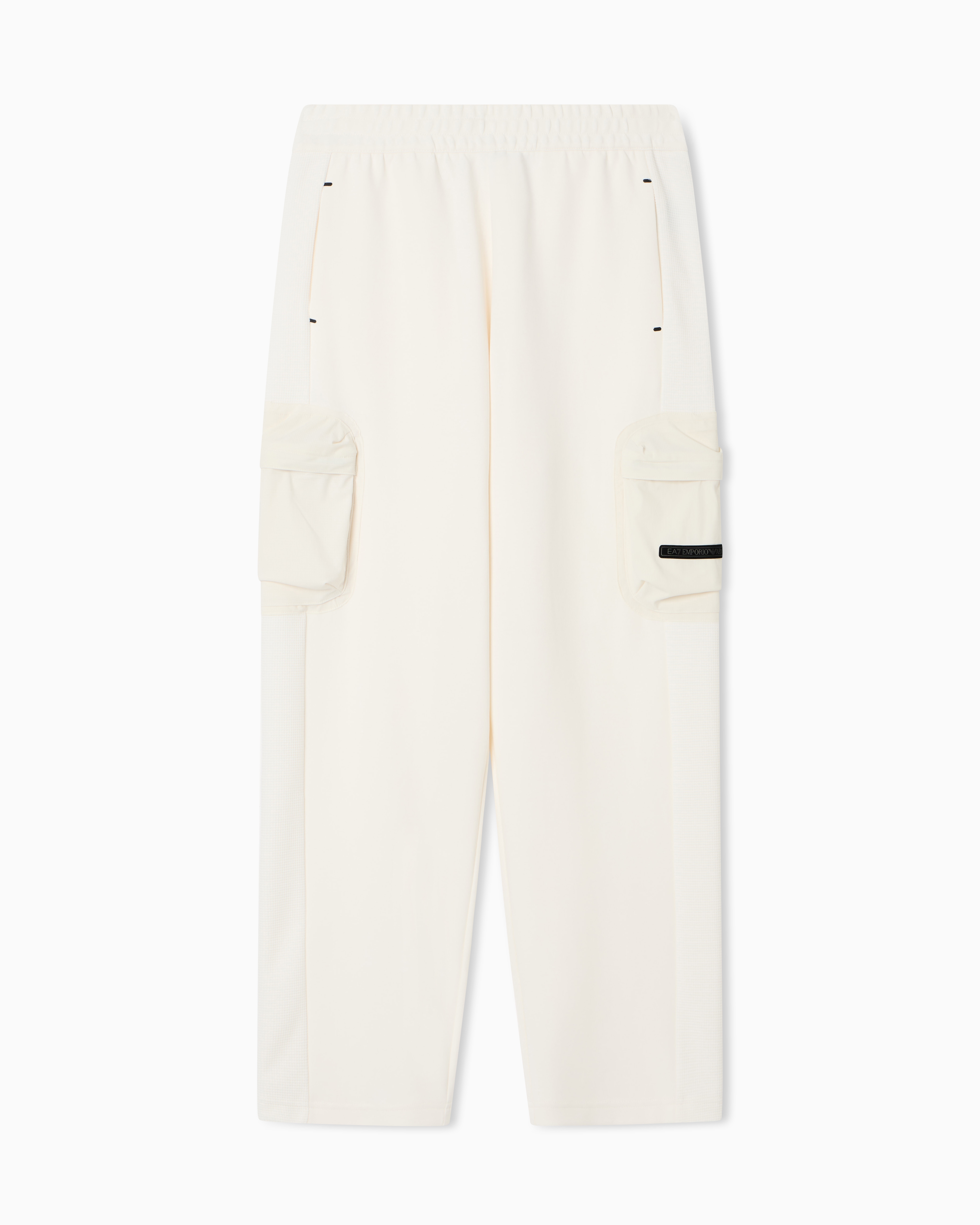 Cotton blend cargo trousers