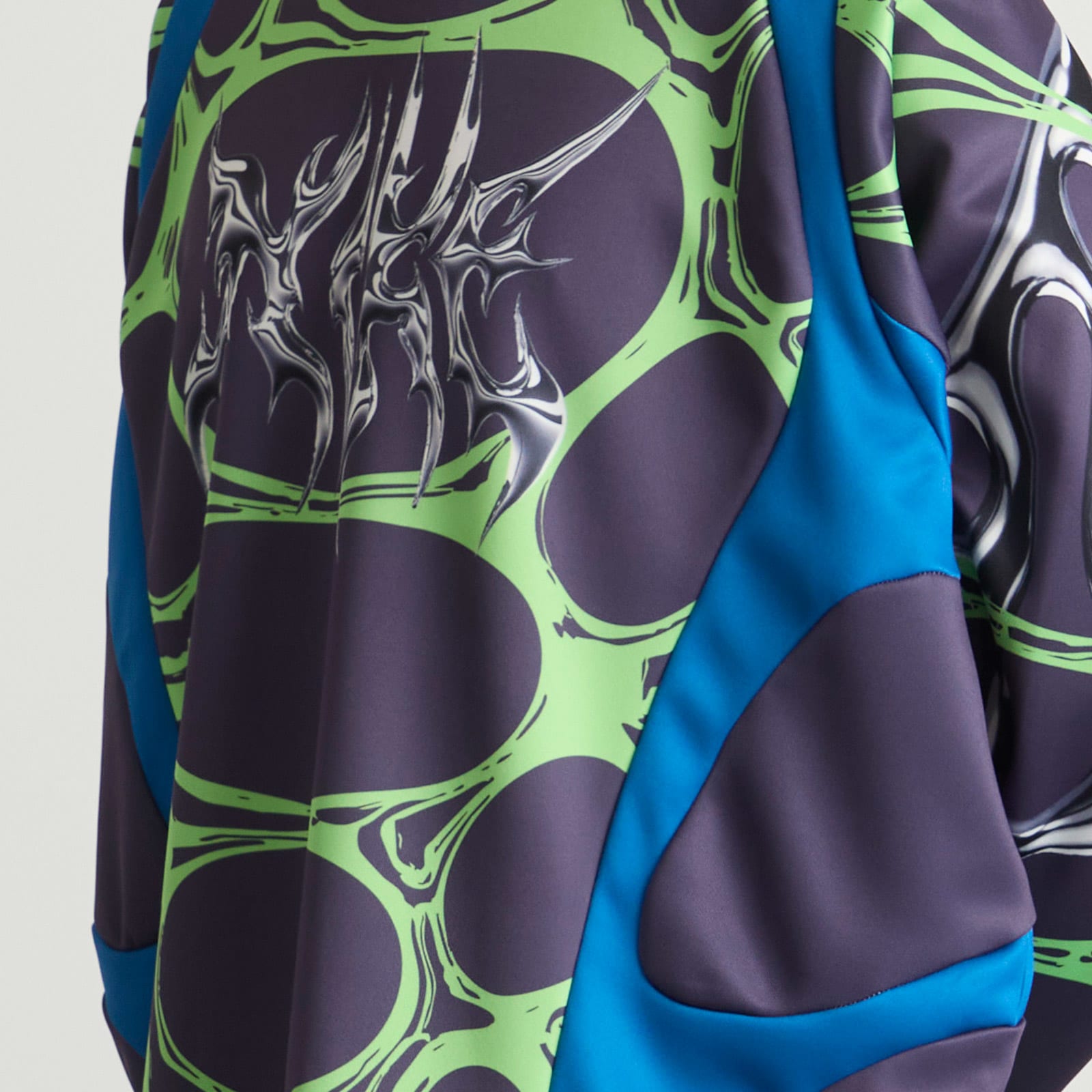 Men's Project F.R.O.G. Jelly Cage Jersey Top in Brilliant Blue/Dark Raisin/Vivid Purple