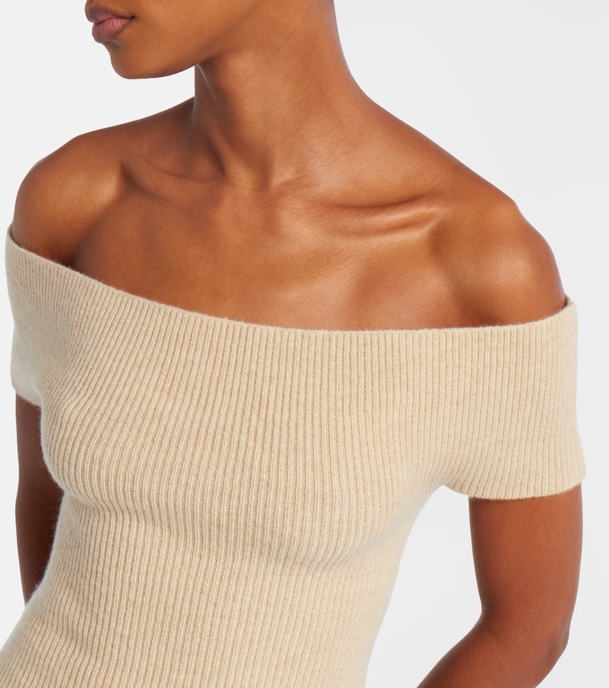 N°381 Libra cashmere-blend top
