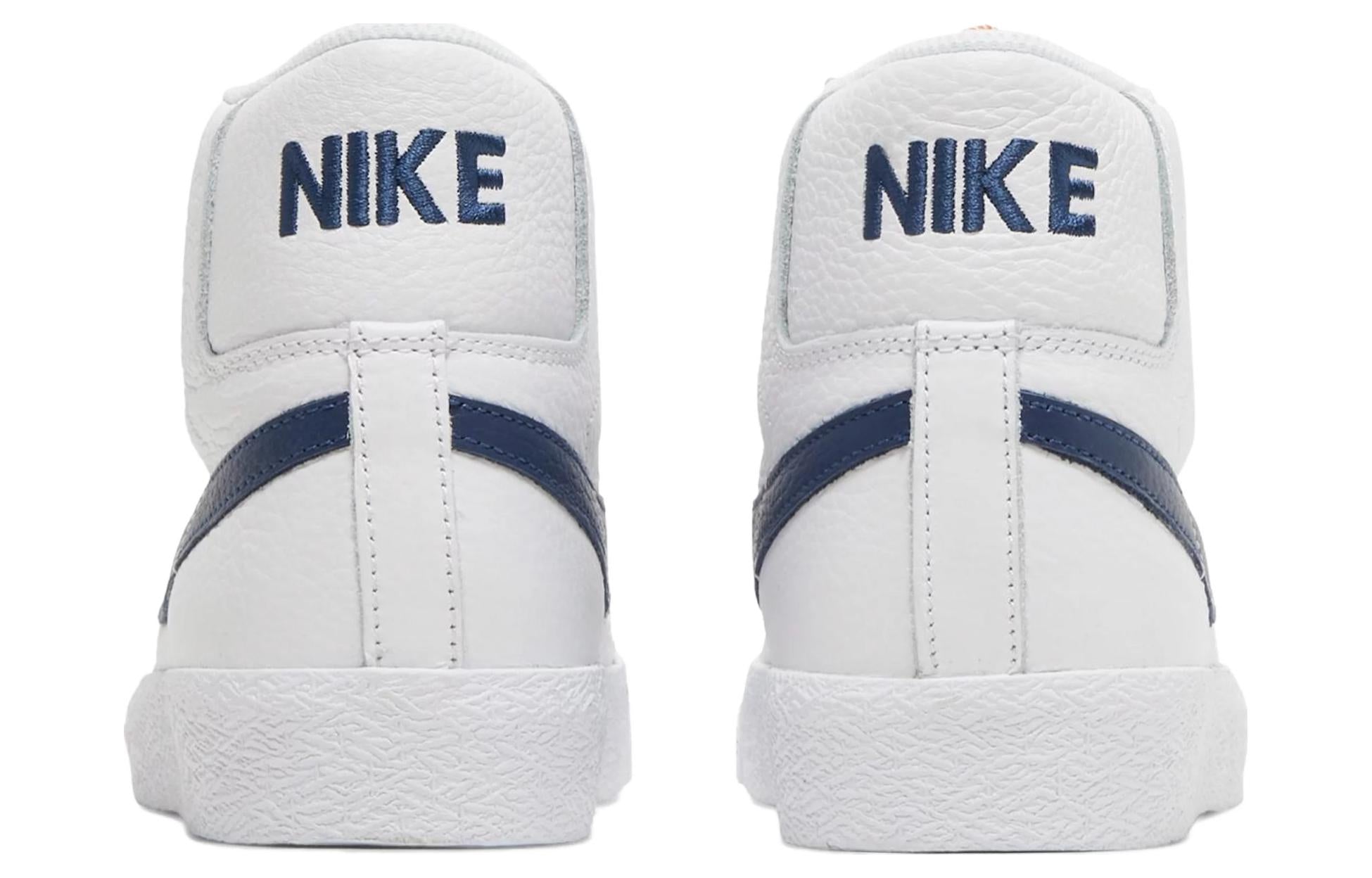 Zoom Blazer Mid ISO SB 'Orange Label - White Navy'