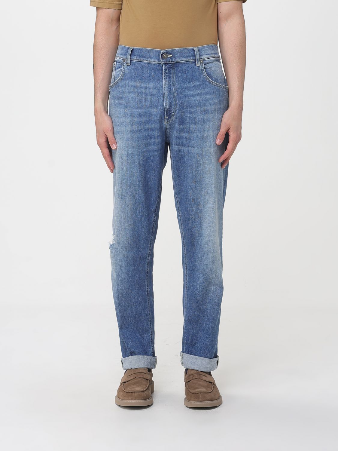 Jeans Men color Navy